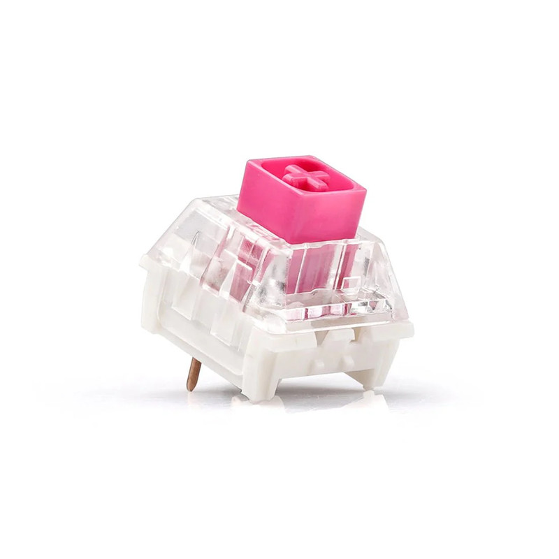 NovelKeys X Kailh Box Clicky Switches - Pinks - 10 Pieces - مكبس لوحة مفاتيح
